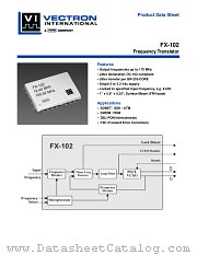 FX-102 datasheet pdf Vectron
