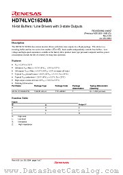 HD74LVC16240A datasheet pdf Renesas