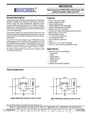 MIC2292 datasheet pdf Micrel Semiconductor
