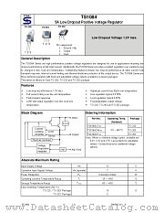 TS1084CZ-25 datasheet pdf Taiwan Semiconductor
