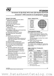 GST/ST22N256AW40 datasheet pdf ST Microelectronics