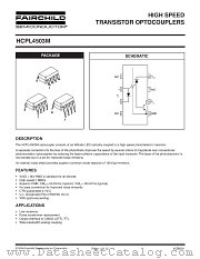 HCPL4503TVM datasheet pdf Fairchild Semiconductor