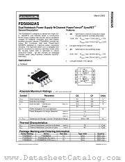FDS6982AS datasheet pdf Fairchild Semiconductor
