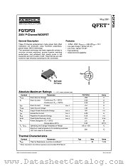 FQT2P25TF datasheet pdf Fairchild Semiconductor
