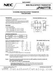UPA677TB datasheet pdf NEC