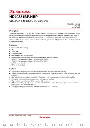 HD49351HBP datasheet pdf Renesas