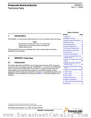 DSP56371 datasheet pdf Freescale (Motorola)