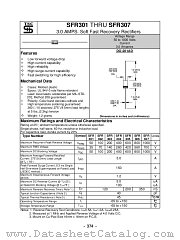 SFR302 datasheet pdf Taiwan Semiconductor
