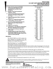 SN74LVT16835DL datasheet pdf Texas Instruments
