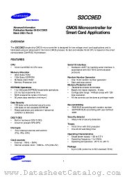 S3CC9ED datasheet pdf Samsung Electronic