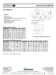 LS1-PPG1-01 datasheet pdf Marktech Optoelectronics