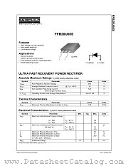 FFB20U60STM datasheet pdf Fairchild Semiconductor