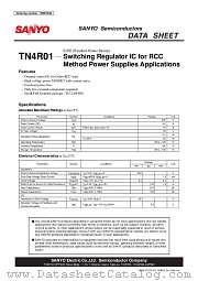 TN4R01 datasheet pdf SANYO