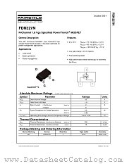 FDN327N_NL datasheet pdf Fairchild Semiconductor