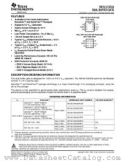 SN74LVC2G34YEAR datasheet pdf Texas Instruments