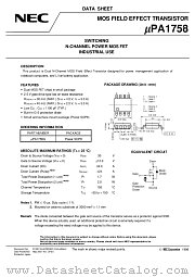 UPA1758G-E2 datasheet pdf NEC