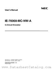 IE-70000-MC-NW-A datasheet pdf NEC