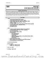 AK4122 datasheet pdf AKM