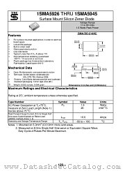 1SMA5930 datasheet pdf Taiwan Semiconductor