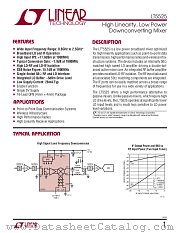 LT5525 datasheet pdf Linear Technology