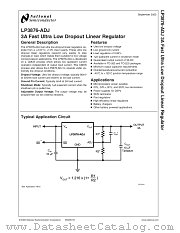 LP3876-ADJ datasheet pdf National Semiconductor