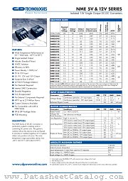 NME0503S datasheet pdf C&D Technologies