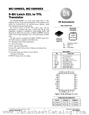 MC10H603 datasheet pdf ON Semiconductor