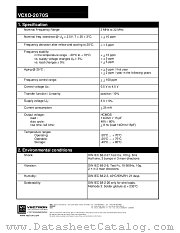 VCXO-2070S datasheet pdf Vectron