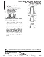 LMV358IPWRQ1 datasheet pdf Texas Instruments