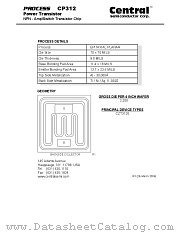 CP312 datasheet pdf Central Semiconductor