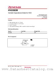 HVU383B datasheet pdf Renesas