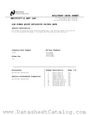 5962-9459001MXA datasheet pdf National Semiconductor