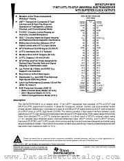 SN74GTLPH16916GR datasheet pdf Texas Instruments