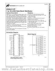 DS90LV110TMTCX datasheet pdf National Semiconductor