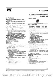 STLC2411 datasheet pdf ST Microelectronics
