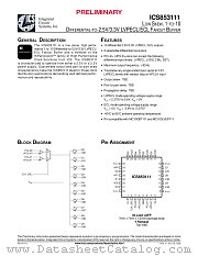 ICS853111 datasheet pdf Texas Instruments