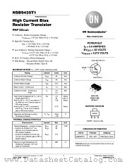NSB9435T1 datasheet pdf ON Semiconductor