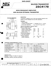 2SC4178-T2 datasheet pdf NEC