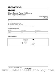 HVD191 datasheet pdf Renesas