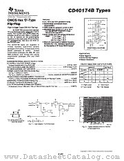 CD40174BPWR datasheet pdf Texas Instruments