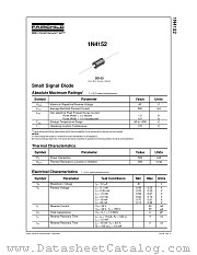 1N4152_T50R datasheet pdf Fairchild Semiconductor