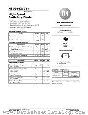 NSDBAS16XV2 datasheet pdf ON Semiconductor