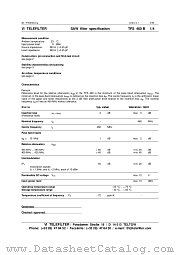 TFS460B datasheet pdf Vectron