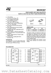 M54HC367K datasheet pdf ST Microelectronics
