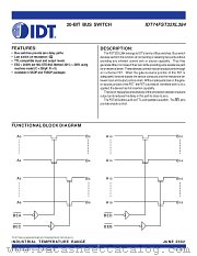 IDT74FST32XL384PV8 datasheet pdf IDT
