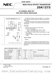 2SK1273-T2 datasheet pdf NEC