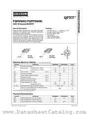 FQP6N40C datasheet pdf Fairchild Semiconductor