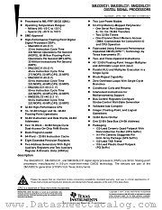 SM320C31GFAS60 datasheet pdf Texas Instruments
