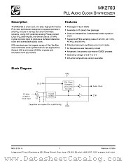 MK2703 datasheet pdf Texas Instruments