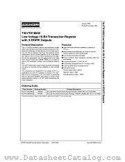 74LVTH16652MEAX datasheet pdf Fairchild Semiconductor